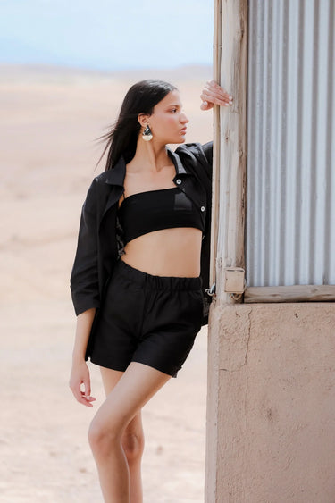 ANYA Linen Shorts with Pockets