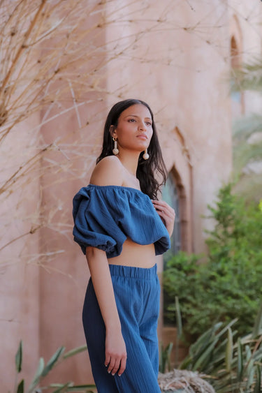 DUNİA Cotton Crop Top