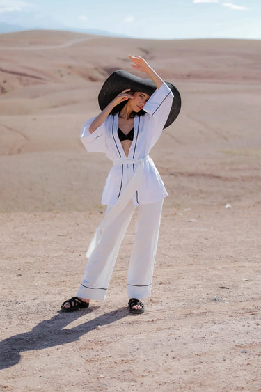 AMİRA Cotton Trousers