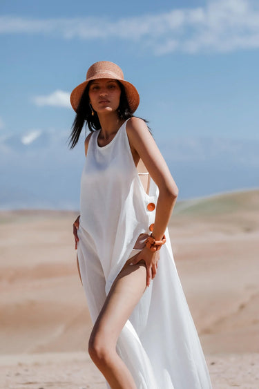 YASMİNE Cotton Beach Dress