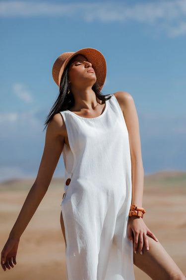 YASMİNE Cotton Beach Dress